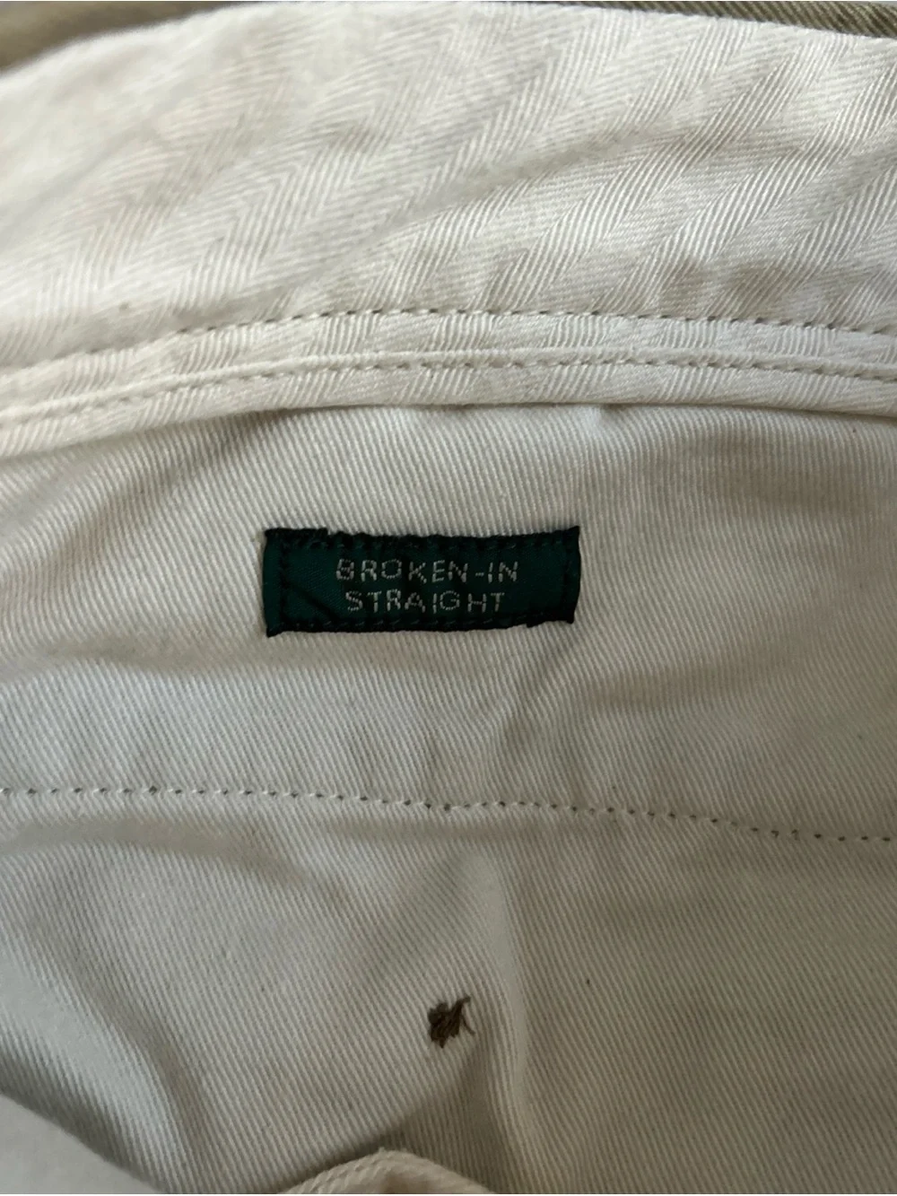 J.CREW Men's Khaki Beige 100% Cotton Oarsman Casual Pants 36x32 Classic Fit